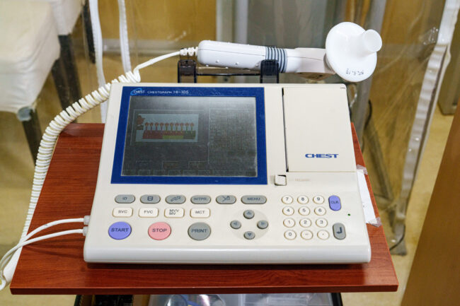 呼吸機能検査(スパイロメトリー)